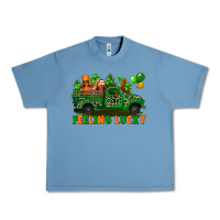 Pebble Blue feeling lucky with gnomes on truck Urban Heavy Tee - FaDigitalArtStudio