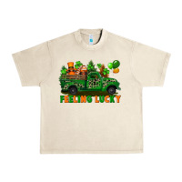 Sandshell feeling lucky with gnomes on truck Urban Heavy Tee - FaDigitalArtStudio