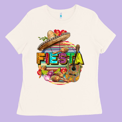 Fiesta Ladies Tee Designed By Fadigitalartstudio