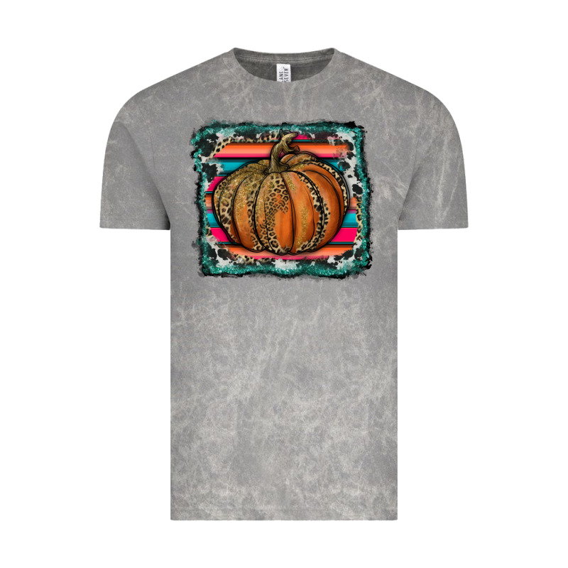 Leopard Pumpkin With Serape Background Vintage Tee by RanaPortraitStore | Teevron
