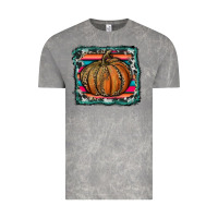Cloud Rock leopard pumpkin with serape background Vintage Tee - RanaPortraitStore