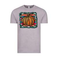 Vintage Zinc leopard pumpkin with serape background Vintage Tee - RanaPortraitStore