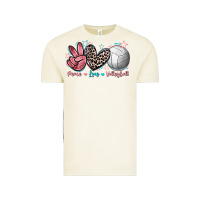 Vintage Arctic Peace Love Volleyball Vintage Tee - FaDigitalArtStudio