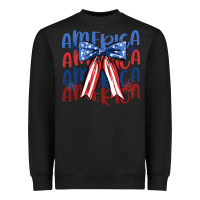 Black america ribbon Heavyweight Sweatshirt - JahusDesignShop