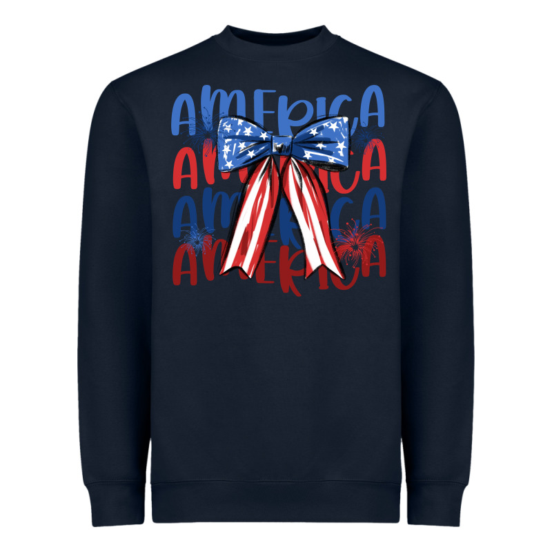 America Ribbon Heavyweight Sweatshirt by JahusDesignShop | Teevron