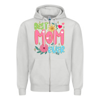 Dove Grey best mom ever Zipper Hoodie - JahusDesignShop