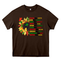 Chocolate Brown dream like martin juneteenth Heavy Core Tee - CowGirlArtShop