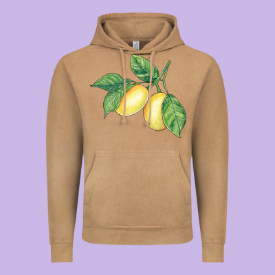 Lemons Vintage Hoodie Designed By Bundleandbundleshop