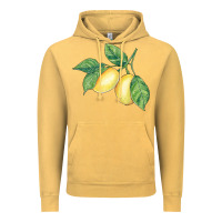 Vintage Mustard lemons Vintage Hoodie - BundleAndBundleShop