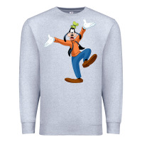 Heather Grey goofy Premium Sweatshirt - baoMotion