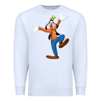 White goofy Premium Sweatshirt - baoMotion