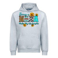 Heather Grey being nana makes my life complete Urban Hoodie - RanaPortraitStore