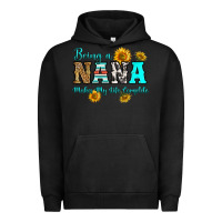 Pigment Black being nana makes my life complete Urban Hoodie - RanaPortraitStore