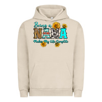 Pigment French Oak being nana makes my life complete Urban Hoodie - RanaPortraitStore