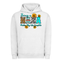 Pigment Lunar Rock being nana makes my life complete Urban Hoodie - RanaPortraitStore