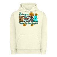 Pigment Pistachio being nana makes my life complete Urban Hoodie - RanaPortraitStore