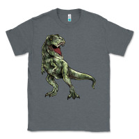 Charcoal Heather T-rex Classic Tee - HowdyJamesFarm