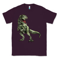 Plum T-rex Classic Tee - HowdyJamesFarm