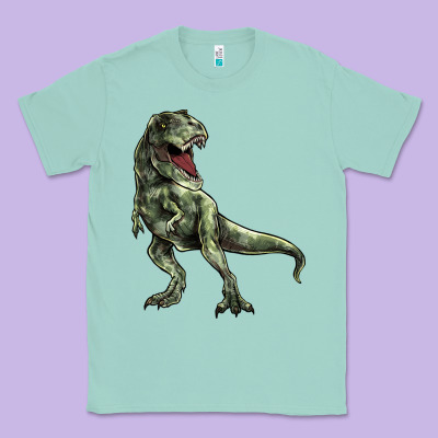 T-rex Classic Tee Designed By Howdyjamesfarm