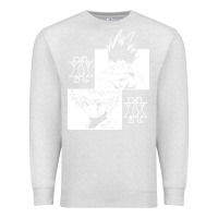 Oatmeal Heather hunter gon and killua anime manga Premium Sweatshirt - baoMotion