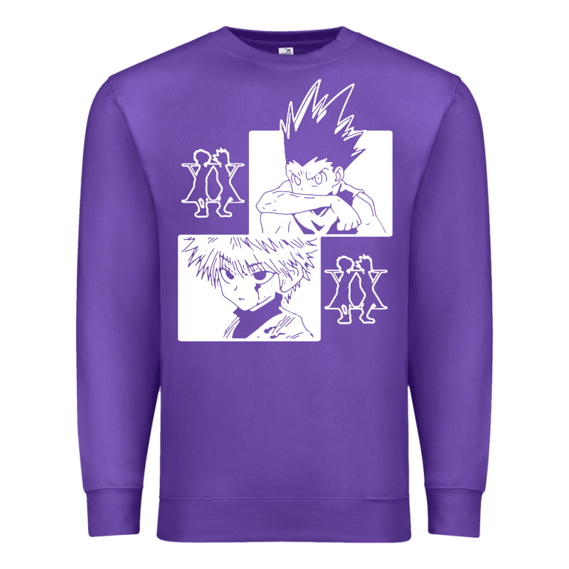 Hunter Gon And Killua Anime Manga Premium Sweatshirt by baoMotion | Teevron