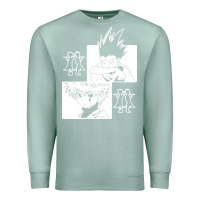 Seafoam hunter gon and killua anime manga Premium Sweatshirt - baoMotion
