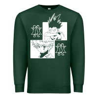 Sports Green hunter gon and killua anime manga Premium Sweatshirt - baoMotion
