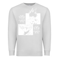 Dove Grey hunter gon and killua anime manga Premium Sweatshirt - baoMotion
