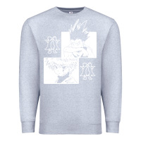 Heather Grey hunter gon and killua anime manga Premium Sweatshirt - baoMotion
