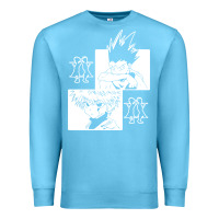 Ocean Blue hunter gon and killua anime manga Premium Sweatshirt - baoMotion