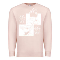 Pale Pink hunter gon and killua anime manga Premium Sweatshirt - baoMotion