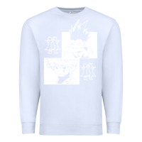 White hunter gon and killua anime manga Premium Sweatshirt - baoMotion