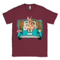 Burgundy easter bunny truck Classic Tee - Artiststas