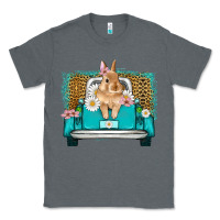 Charcoal Heather easter bunny truck Classic Tee - Artiststas