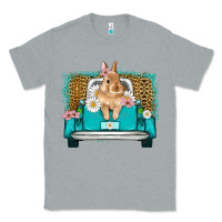 Heather Grey easter bunny truck Classic Tee - Artiststas