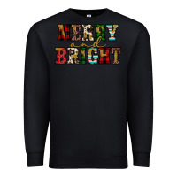 Black merry and bright Premium Sweatshirt - JahusDesignShop