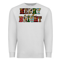 Dove Grey merry and bright Premium Sweatshirt - JahusDesignShop