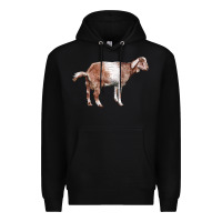 Black Nubian Goat Premium Hoodie - LillyAllenDesigns
