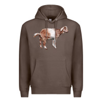 Coffee Nubian Goat Premium Hoodie - LillyAllenDesigns