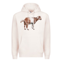 Pale Pink Nubian Goat Premium Hoodie - LillyAllenDesigns