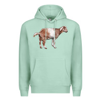 Seafoam Nubian Goat Premium Hoodie - LillyAllenDesigns