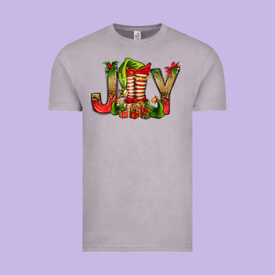 Joy Christmas With Elf Bbs Vintage Tee Designed By Bundleandbundleshop