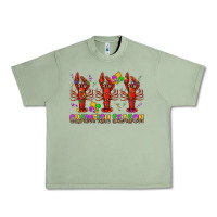 Oil Green Crawfish season mardi gras Urban Heavy Tee - BundleAndBundleShop