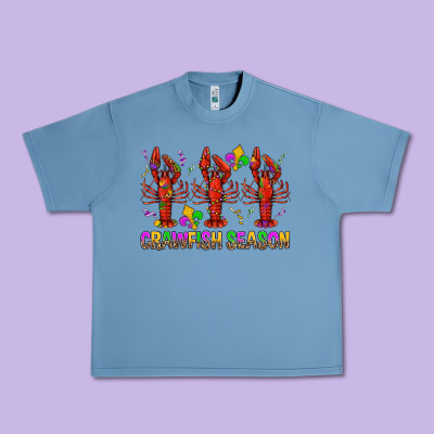 Crawfish Season Mardi Gras Urban Heavy Tee Designed By Bundleandbundleshop
