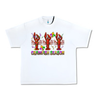 White Crawfish season mardi gras Urban Heavy Tee - BundleAndBundleShop