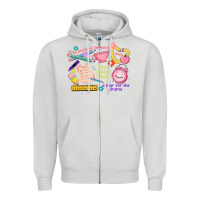 Dove Grey teacher stuff Zipper Hoodie - JahusDesignShop