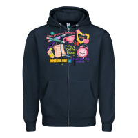 Navy teacher stuff Zipper Hoodie - JahusDesignShop