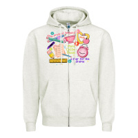 Oatmeal Heather teacher stuff Zipper Hoodie - JahusDesignShop