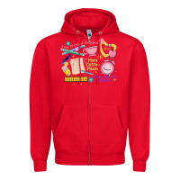 Red teacher stuff Zipper Hoodie - JahusDesignShop