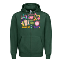 Sports Green teacher stuff Zipper Hoodie - JahusDesignShop